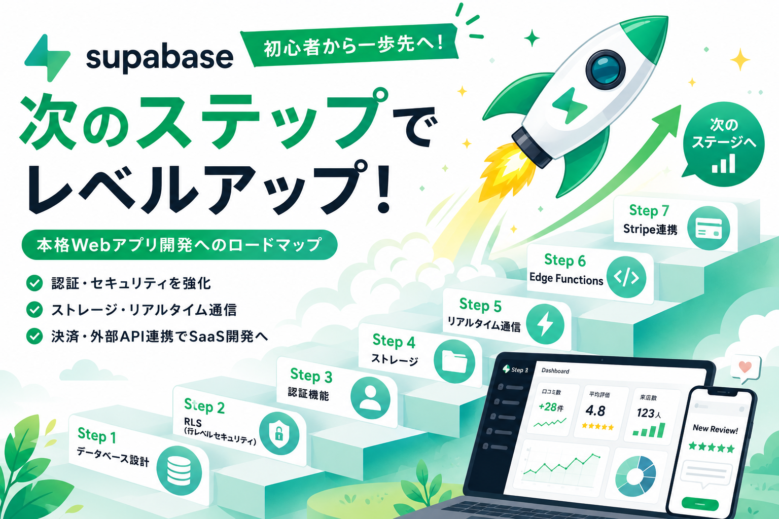 🚀 Supabaseの次のステップ！初心者から一歩先へ進む実践ガイド【2026年版】